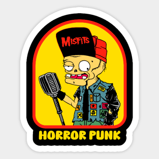 the horror punk Sticker